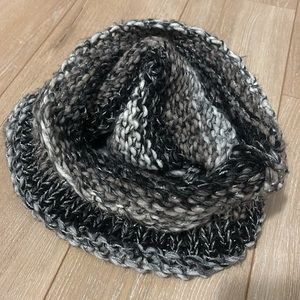 Sparkly Steve Madden Black/Silver Infinity Scarf